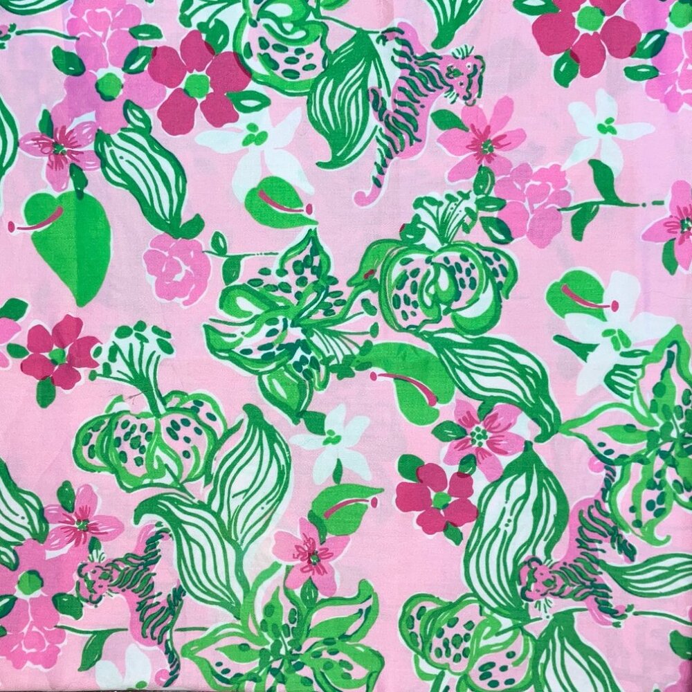 NEW Lilly Pulitzer Fabric - Tiger Lilly